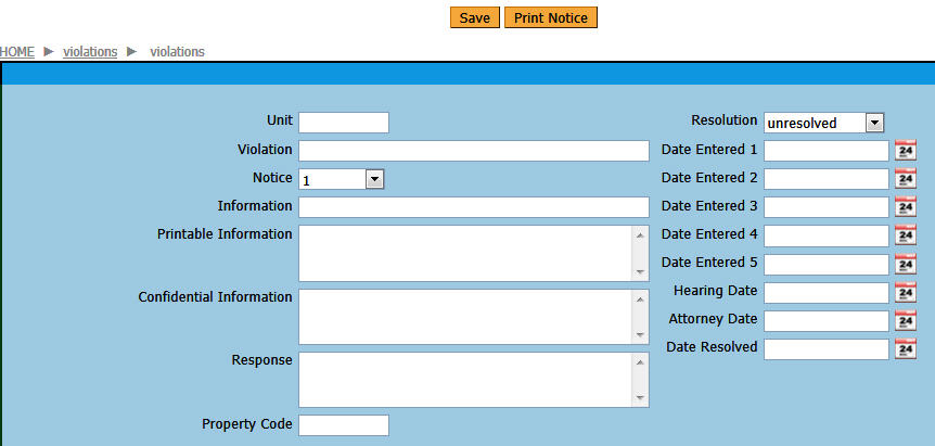 Add Record form where fields are still text