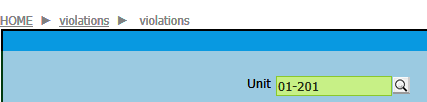 Unit field in form after lookup was defined.