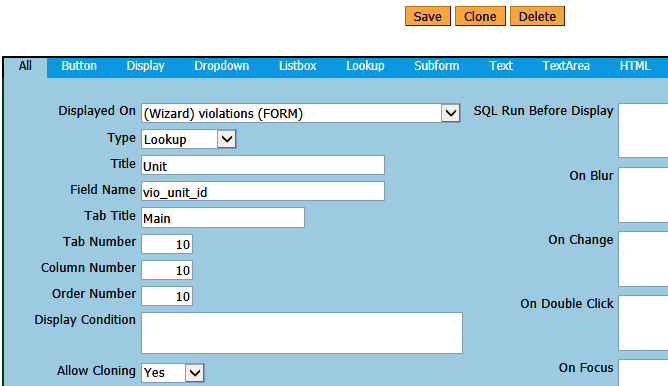 Unit field defined