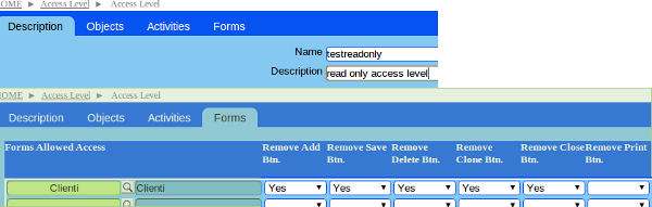 Access Level