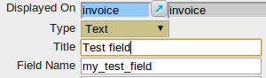 Example text field